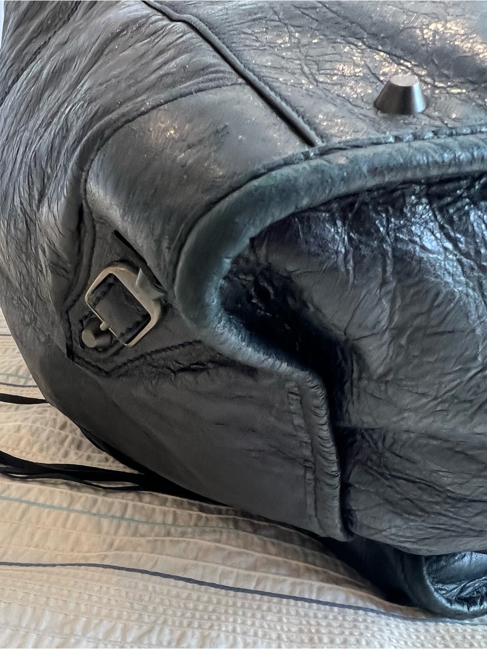 Balenciaga Black Weekender Bag RARE! - Picture 11 of 15